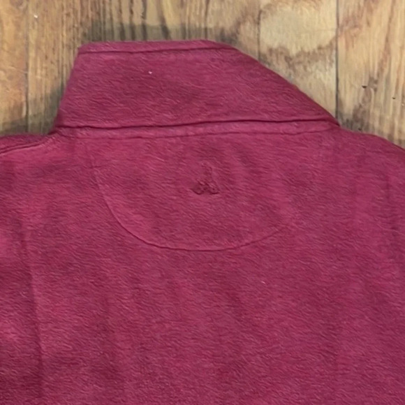 Pedlenton Quarter Zip Sweater Rust Red Men’s Size Medium - Picture 3 of 6